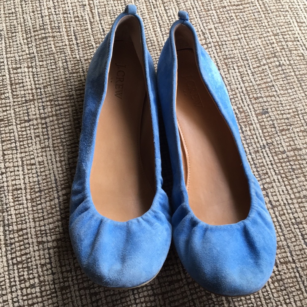 J. Crew Blue Flats